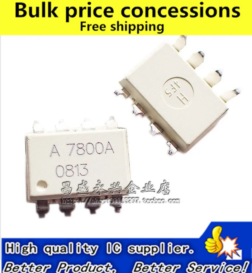 

Free Shipping 10pcs/lot A7800 HCPL-7800A SOP8 A7800A High CMR Isolation Amplifiers