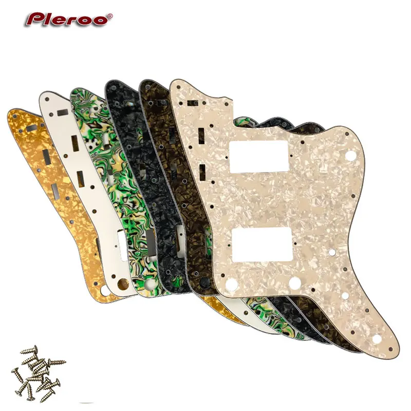 

Pleroo Custom Guitar Parts - For MIJ Japan Jazzmaster Guitar Pickguard With 2 PAF Humbuckers Scratch Plate