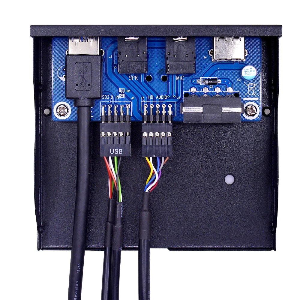 20Pin 4 Порты и разъёмы USB 2 0 3 концентратор спереди флоппи Панель HD Audio 5 мм разъем для