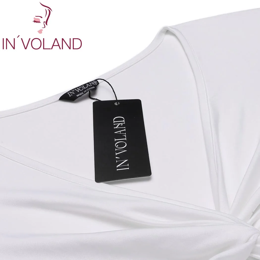 IN'VOLAND/женское винтажное платье большого размера L 4XL сексуальное с v образным