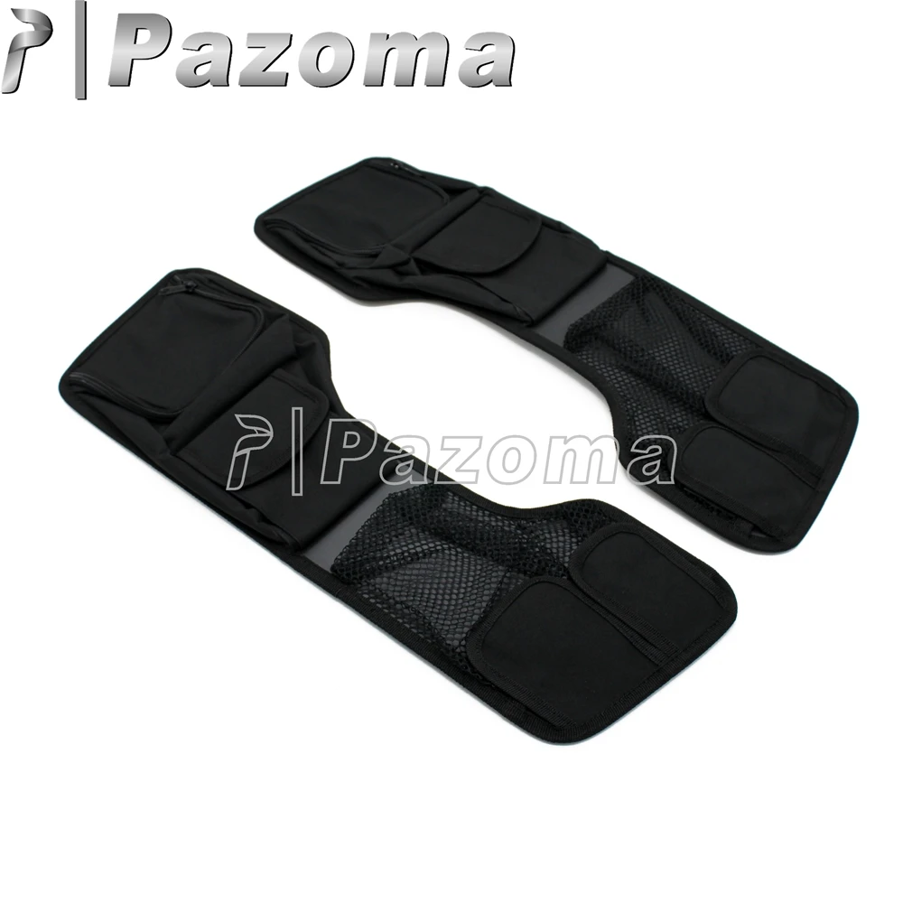 Запчасти для мотоциклов черная Жесткая Сумка седла органайзер левый и правый