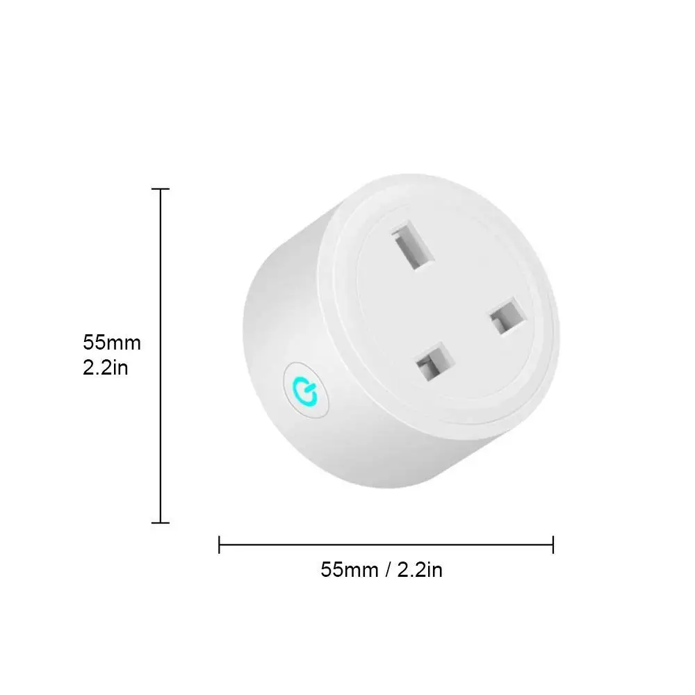 Wi-Fi умная розетка мини Великобритания Plug Мощность энергии мониторинга сроки переключатель Управление Outlet Alexa Google IFTTT г