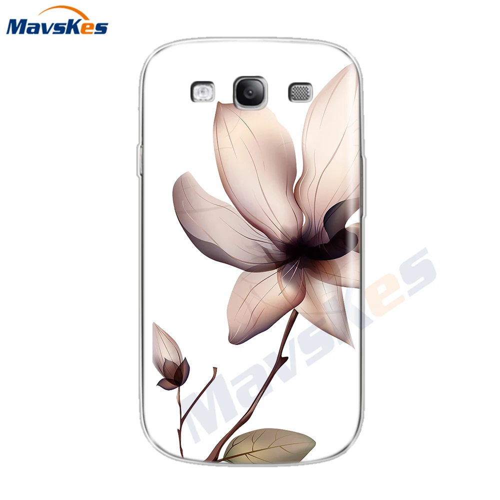 4 Задняя крышка для телефона, чехол для samsung Galaxy S3, Цветочный чехол для телефона для samsung Galaxy S3 Duos Neo S3 I9300, Мягкий ТПУ силиконовый чехол s - Цвет: 4
