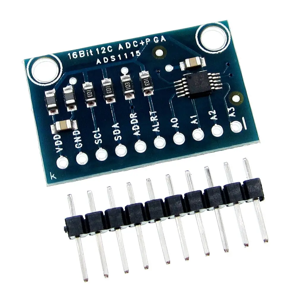 

16 Bit I2C ADS1115 Module ADC 4 channel with Pro Gain Amplifier RPi