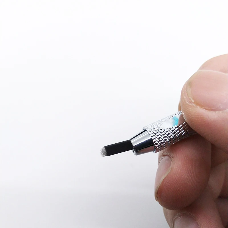 Иглы для тату 50 шт. диаметр 0 18 мм 16 pin u образная микроблейдинг игла чрезвычайно