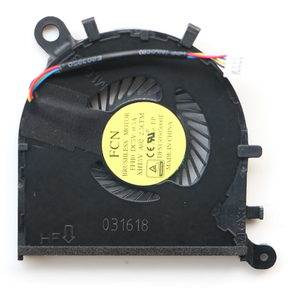 Новый FCN FFH0 вентилятор для Dell XPS13 9343 9350 9360 Cpu охлаждения CN-06YT3R CN-0XHT5V | Компьютеры и