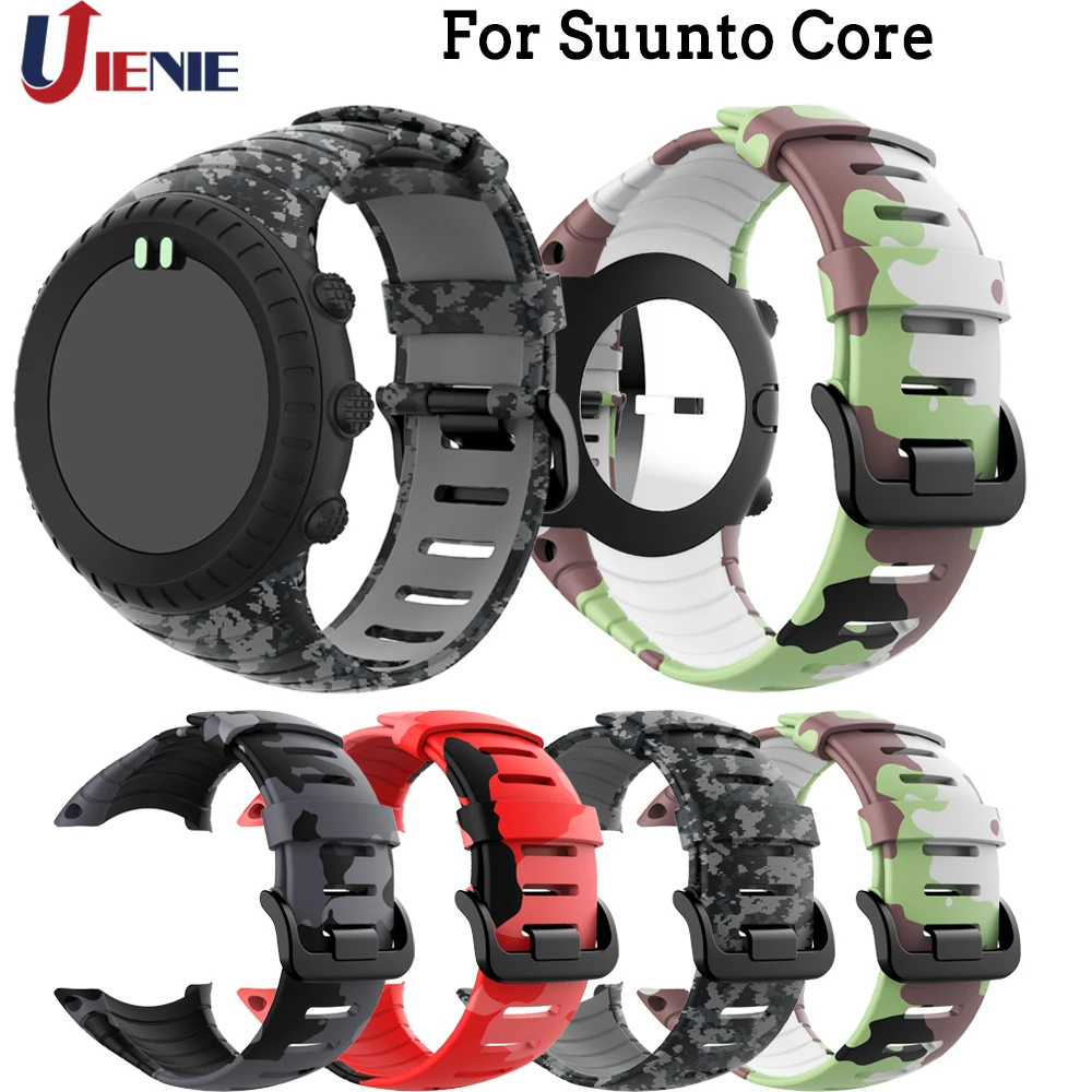 Силиконовый ремешок для часов Suunto Core браслет наручных спортивный сменный