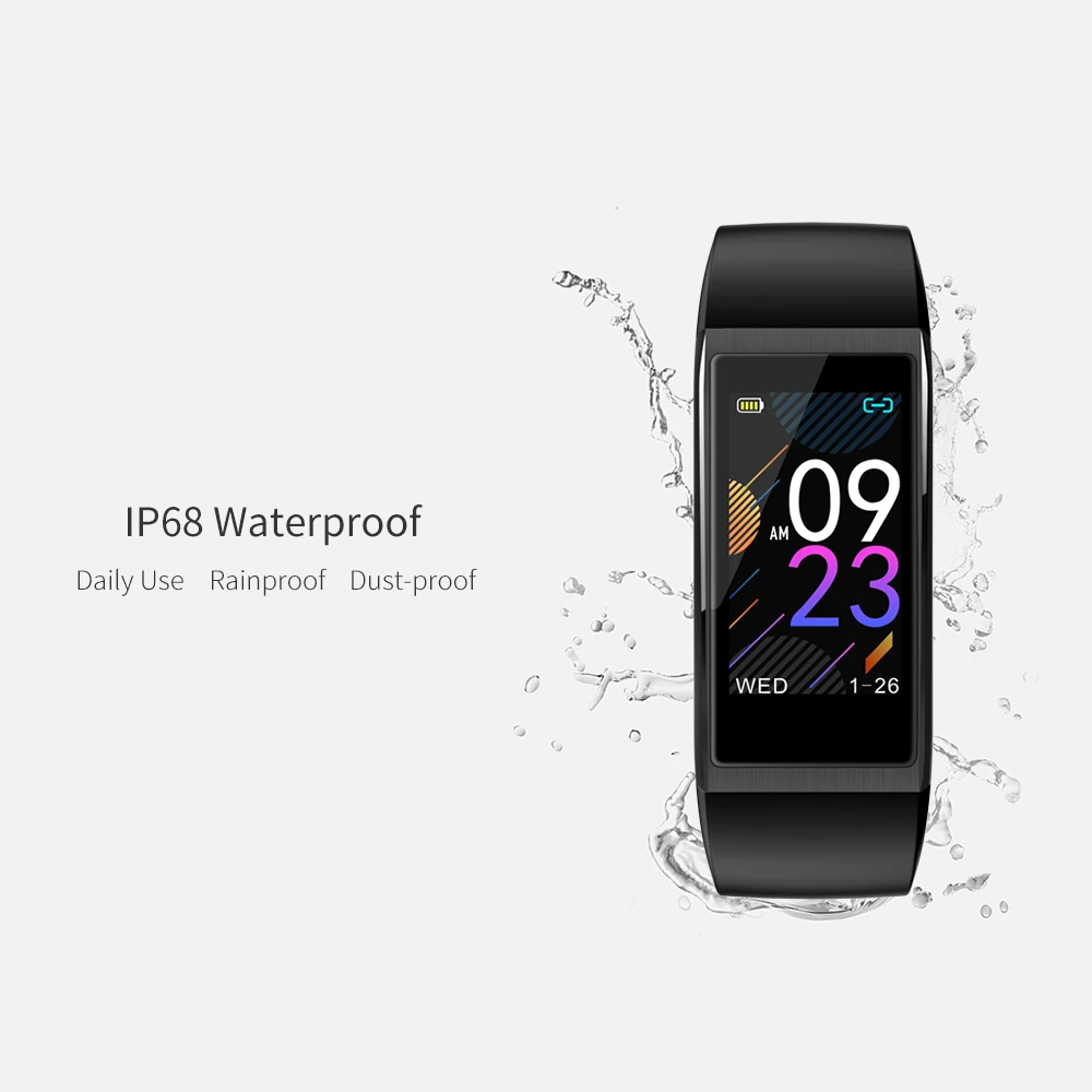 RUNDOING NY06 умный Браслет кровяное давление монитор сердечного ритма Спорт Smartband для