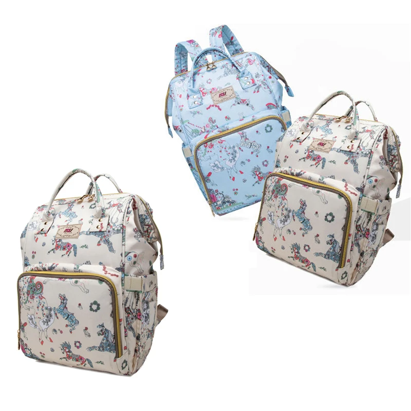 Fashion Large Diaper Bag Organizer Nursing Care Baby Bags for Mom Travel Nappy Zipper Changing | Мать и ребенок