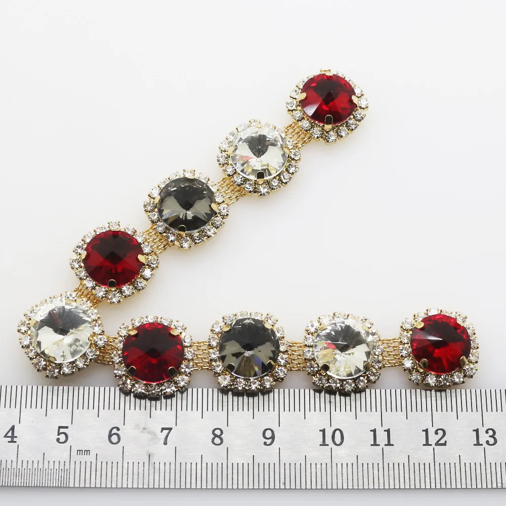 

ZMASEY New 1pair/Lot woman Shoe Crystal buckles slippers DIY Handwork Decoration flip flops Clips For Decorating Buckle