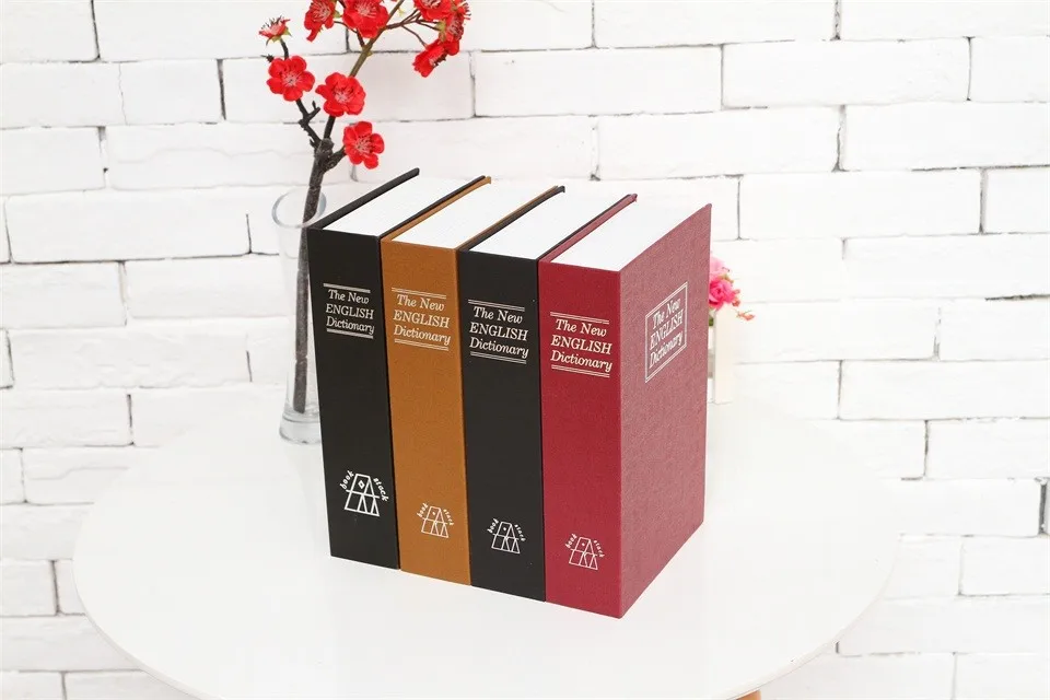 Словарик Сейф секретная книга деньги скрытый безопасный замок безопасности наличные деньги монета хранения ювелирных изделий пароль шкафчик для ребенка подарок