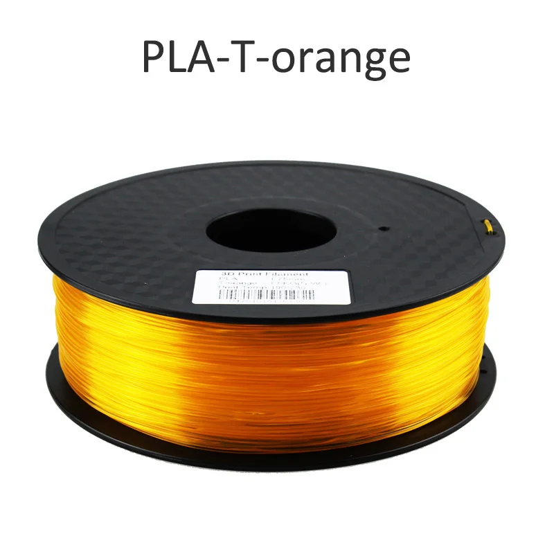 transparent orange HUAFAST PLA нити для 3d принтера материалы 1,75 мм 1 кг/0,25 кг ABS 3D печать Ручка нити пластиковые детали подходят для creality - Цвет: transparent orange