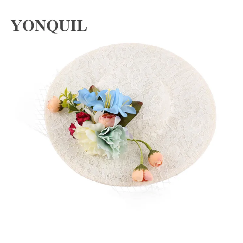 Вуалетка из искусственного шёлка 30 см кружевная