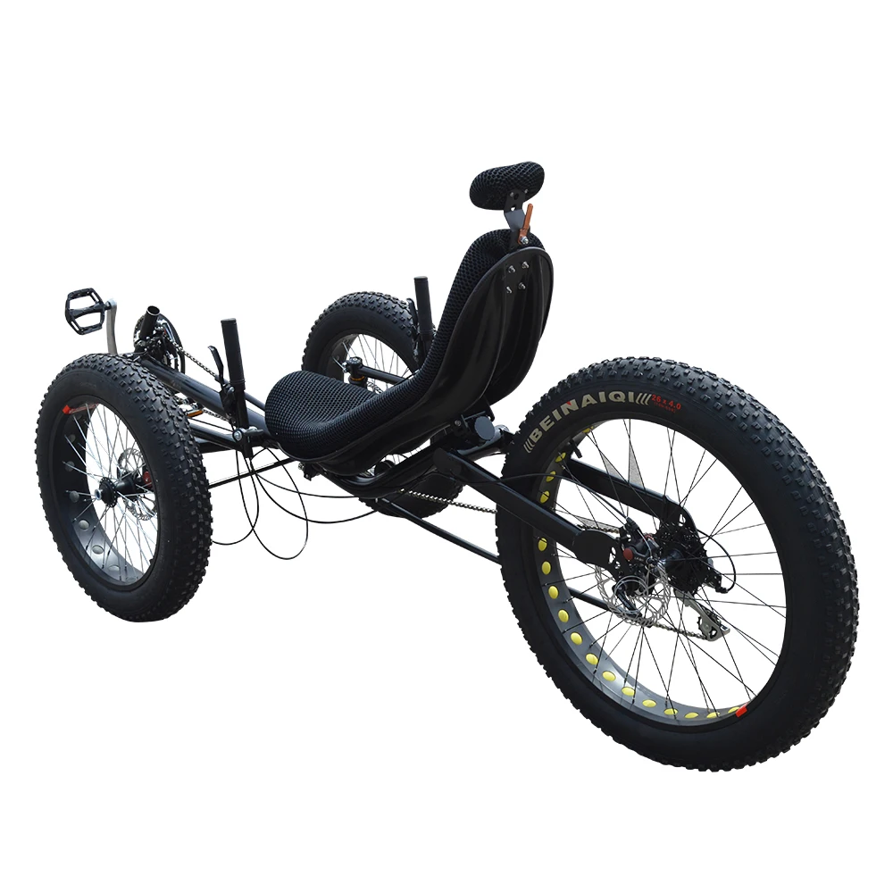 Трехколесный толстой шины лежачий Трайк|recumbent trike|fat tiretrike recumbent |