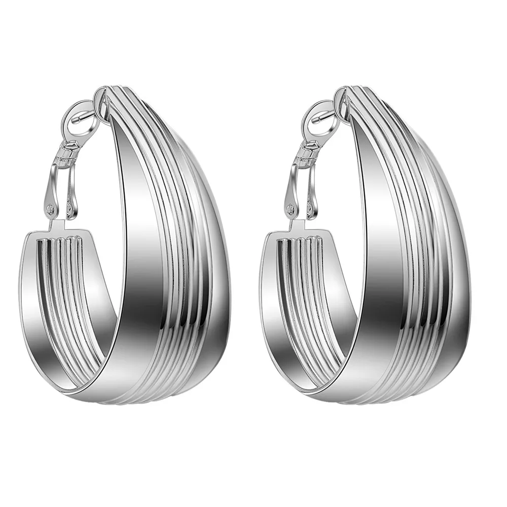 bling elegant high quality free shipping Silver Earrings for women fashion jewelry earrings /RYTBXUJO RUSPTQZR | Украшения и