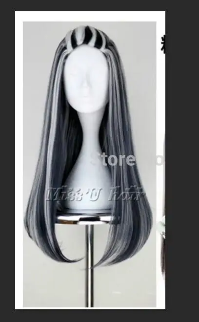 Блондинка длинные волнистые черные Geisha пластины волос аниме парик Peruca Peluca de cabello