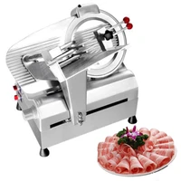 automatic frozen meat roll slicer bade diameter 300mm lamb beef slicing machine