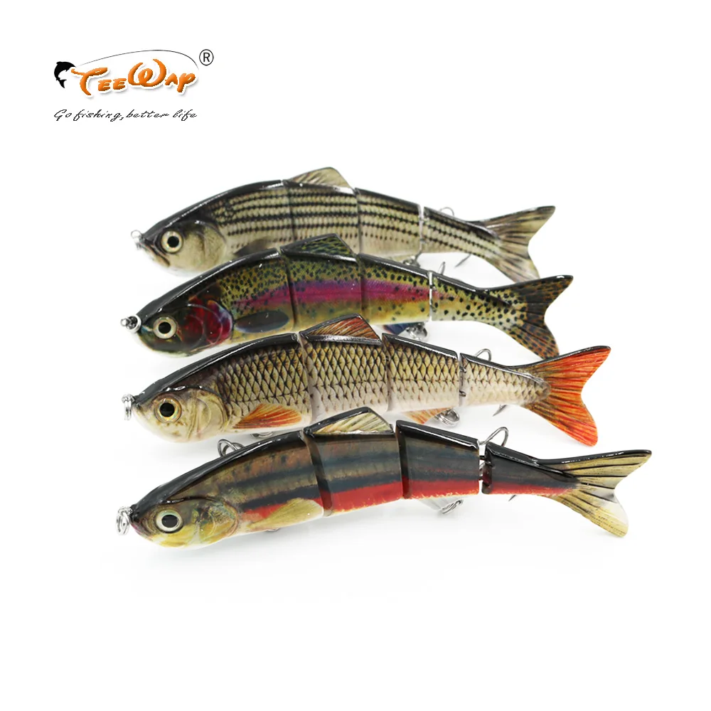 Рыболовная приманка 4 Сегмент Swimbait Crankbait тяжелая медленная 35 г 15 см рыболовные