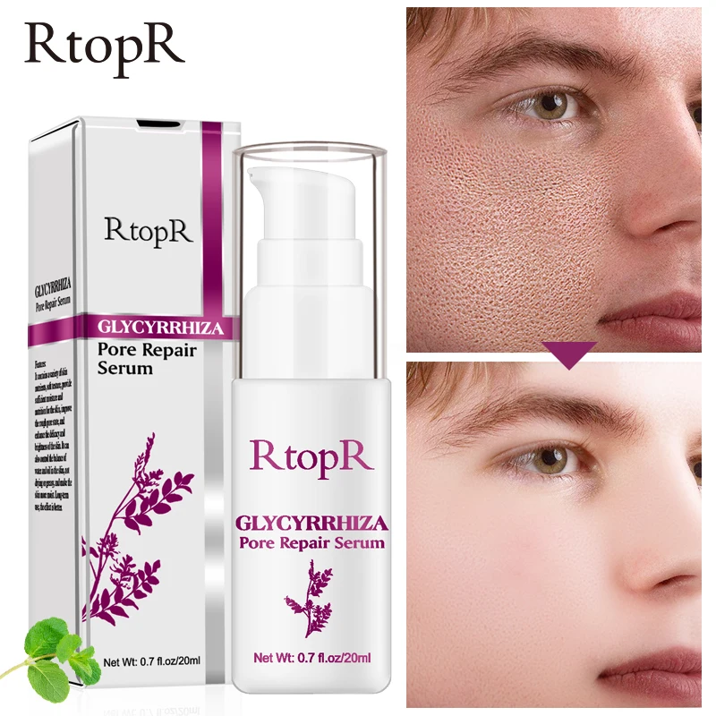 Сыворотка для очистки пор RtopR Glycyrrhiza быстро и эффективно сужает поры глубоко