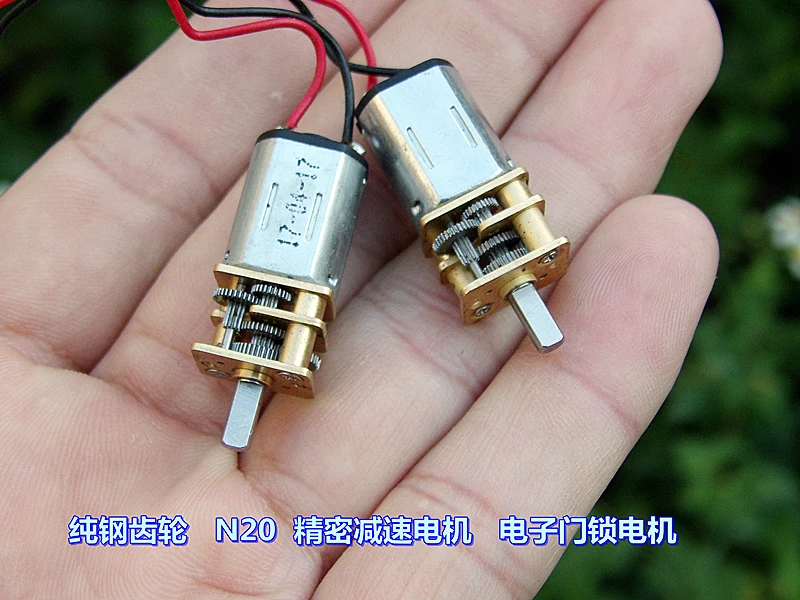 Микро DC 3V-6V для снижения скорости двигателя с полностью металлическим редуктором