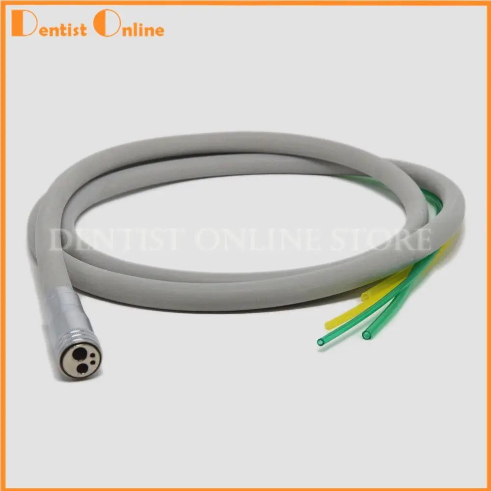 

2PCS 4 Hole Silicone Tubing/Hose/Tube Connector for Dental High Speed Handpiece