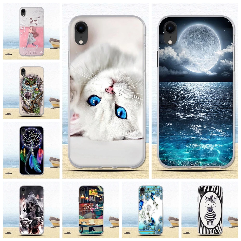 Для Apple iPhone XR чехол 6 1 ''ТПУ Мягкие силиконовые чехлы для телефонов 3D Цветочный