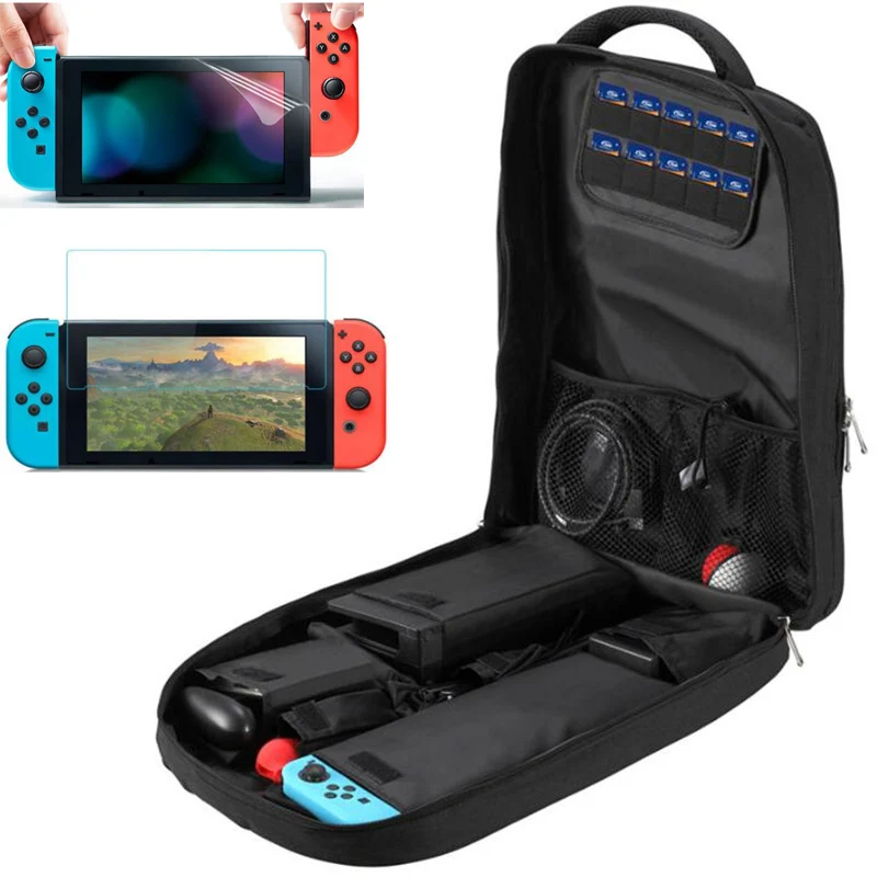 Сумка для хранения рюкзака Nintendo Switch чехол консоли switch прочный органайзер Nitendo