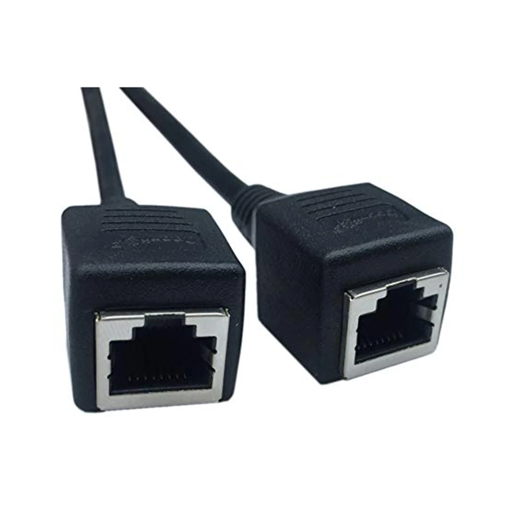 RJ45 8P8C сеть от 1 до 2 портов Ethernet кабель адаптер сплиттер папа Женский LAN
