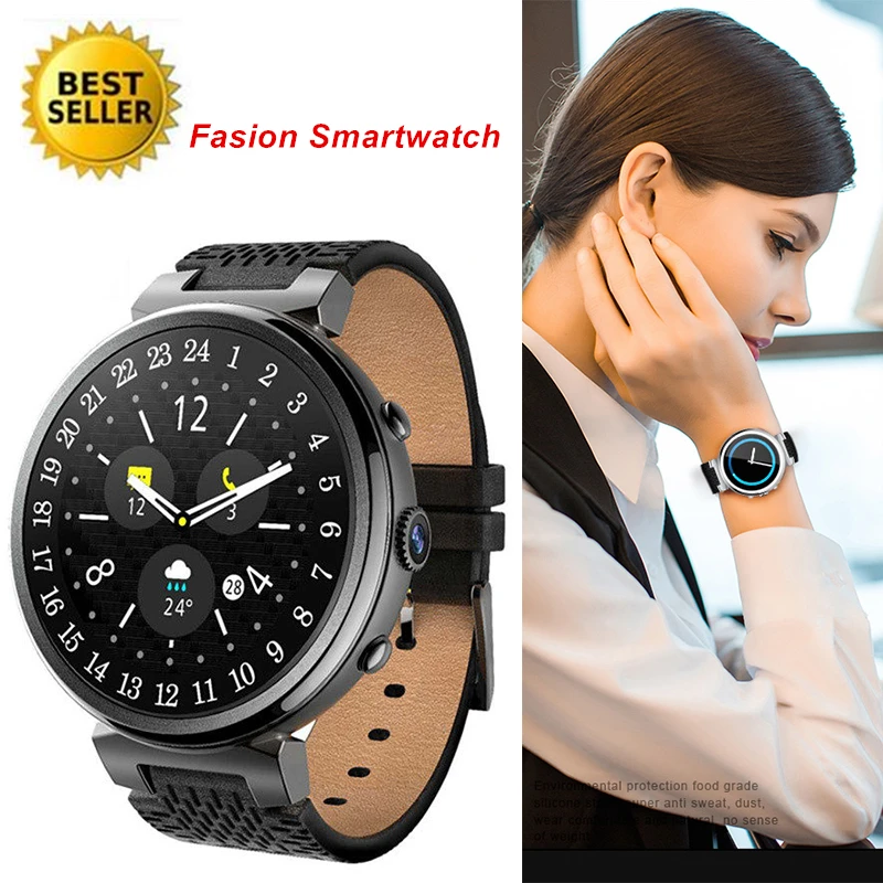 Gps Smartwatch трекер сна для сердечного ритма Смарт часы ультра тонкий WiFi Bluetooth HD