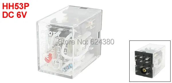 Оптовая продажа розничная катушка DC 6V 5A 250V AC/28 V 3PDT 3P2T 11 Pin реле электромагнитной