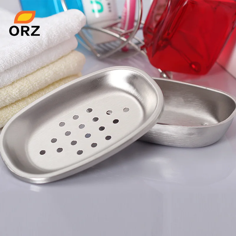 ORZ 2 шт./компл. из нержавеющей стали мыльница держатель для мыльницы ванной