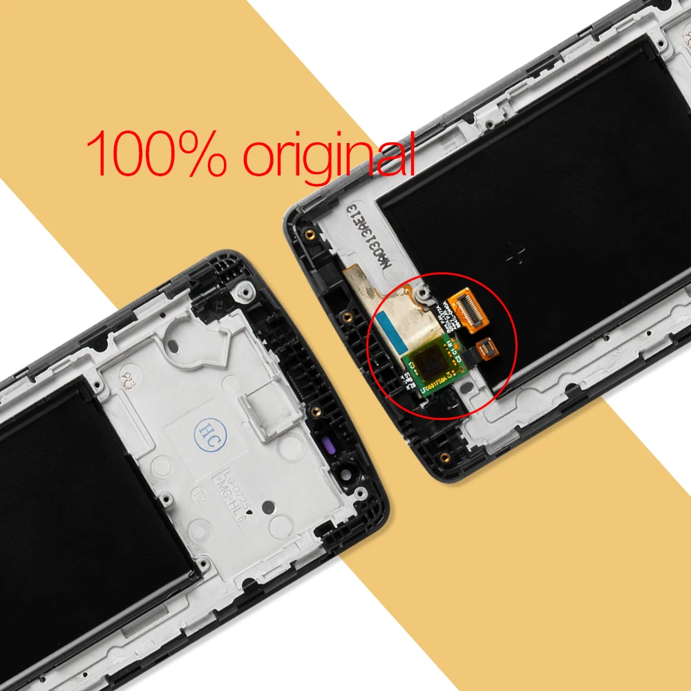 5 0 &quotОригинальный ЖК дисплей для LG G3S сенсорный экран дигитайзер с рамкой Замена
