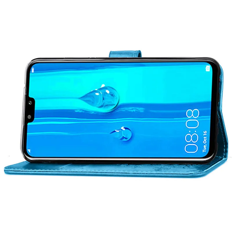Чехол для Huawei Y9 2019 чехол wolfsay из искусственной кожи флип-кошелек мягкий чехлы карт