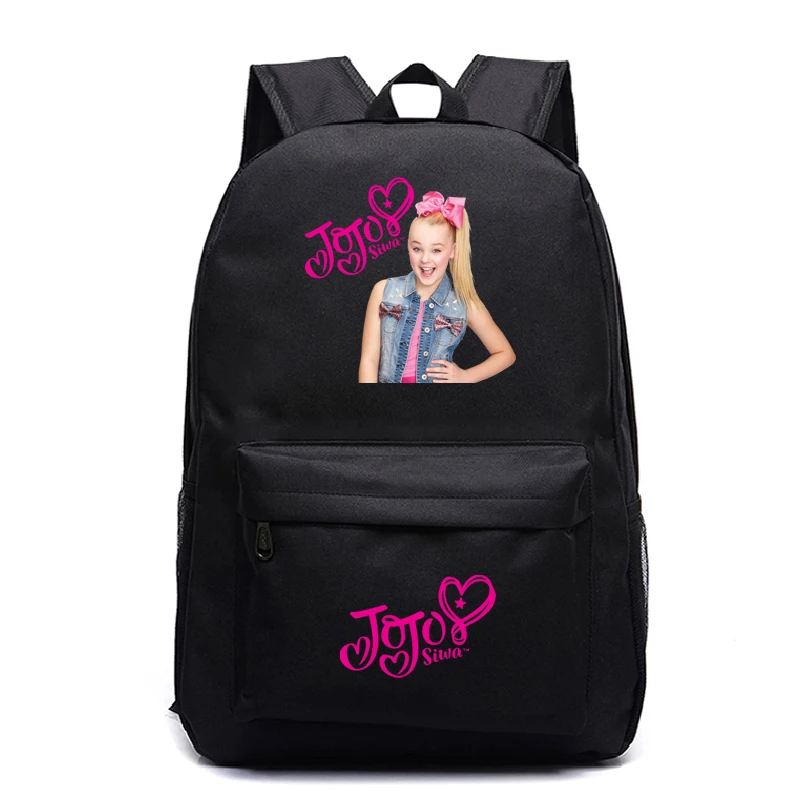 Красивый Jojo Siwa рюкзак для женщин девочек модный узор рюкзак дорожная школьная сумка для девочек классический рюкзак