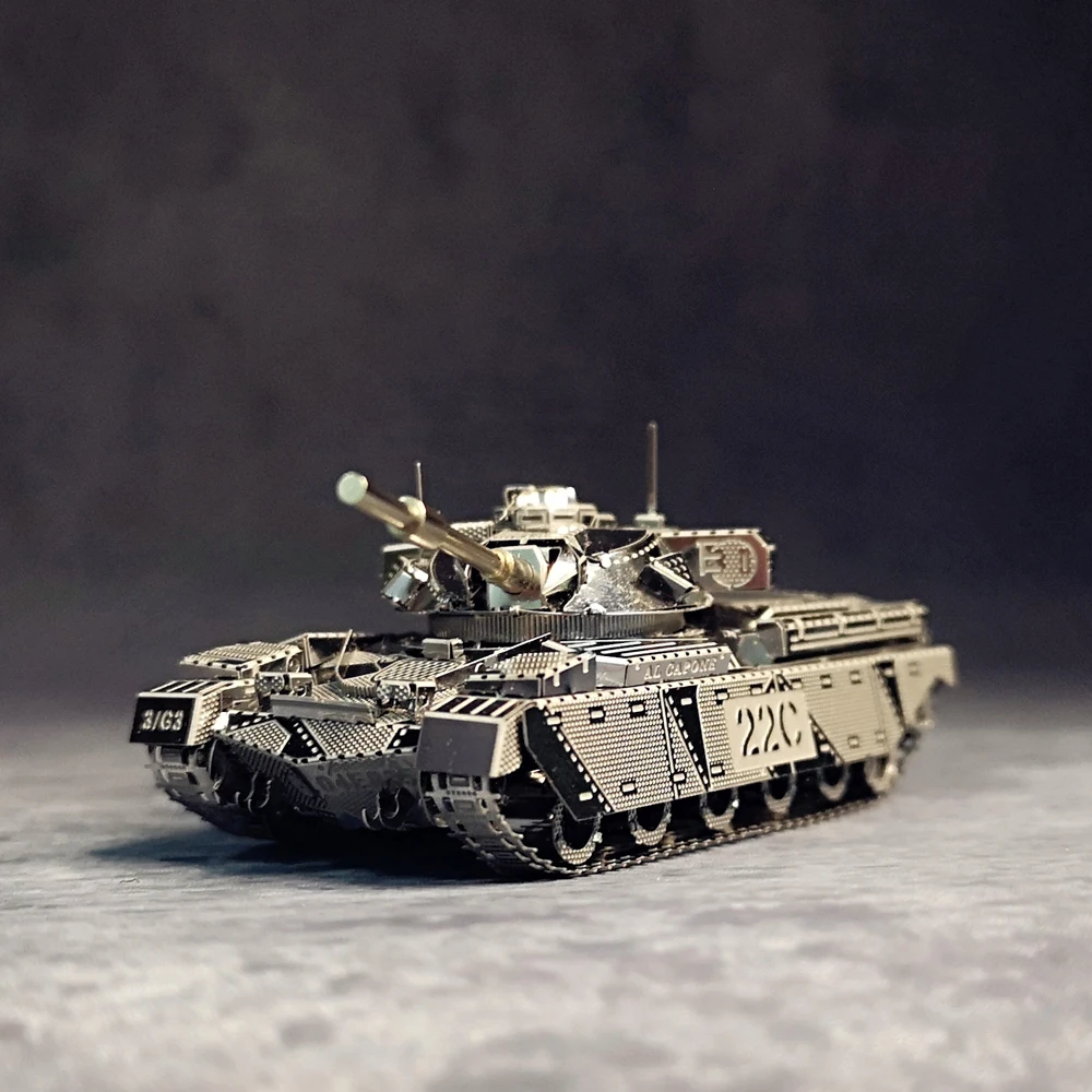 CHIEFTAIN TANK MK50 модель 1: 100 HKNANYUAN 3d металлическая головоломка креативные игрушки