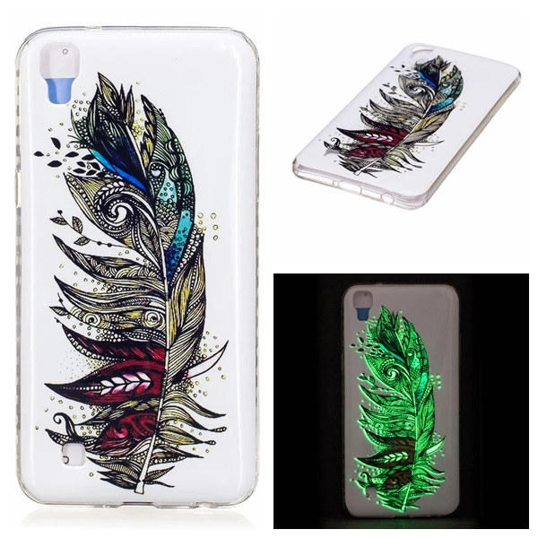 Мода Световой Сова перо soft shell ТПУ caes Для lg X Мощность задняя крышка для coque K210 k220