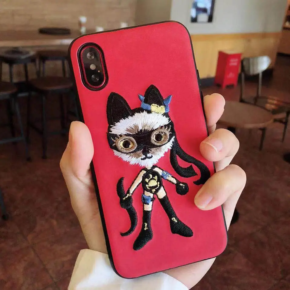 Мультфильм чехол для телефона iPhone 6 6S 7 8 плюс Чехол X ТПУ + PC XS XR MAX Капа