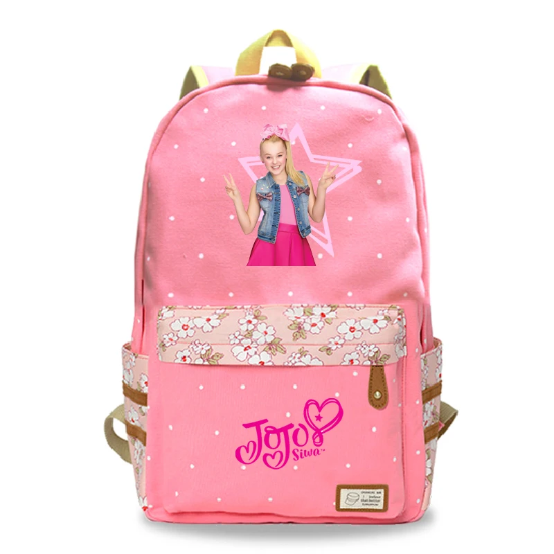 Повседневный Рюкзак Jojo Siwa студенческий модные новые высококачественные сумки