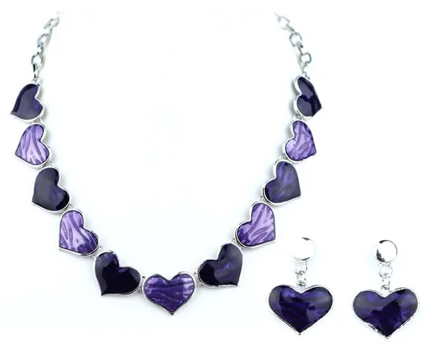 Комплект из колье и серёг сплава|fashion jewelry set|jewelry setsjewelry sets fashion |