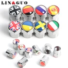 Колпачки клапанов автомобильных шин подходят для BMW MINI Ford focus Mitsubishi Citroen Peugeot volvo subaru Chevrolet badge аксессуары 4 шт.компл.
