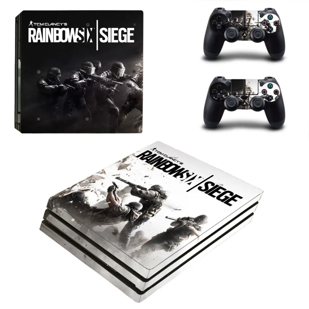 Наклейка Tom Clancy's Rainbow Six осада PS4 Pro наклейка на консоль Sony PlayStation 4 и наклейки 2