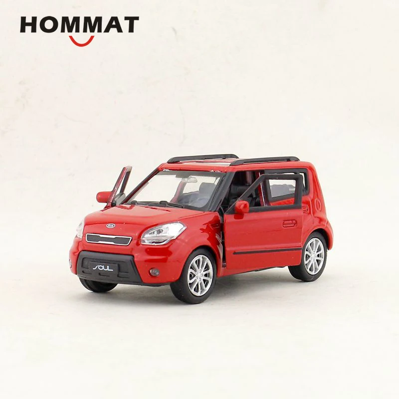 Модель автомобиля HOMMAT Welly 1:36 модель из сплава KIA Soul литой и игрушечный автомобиль