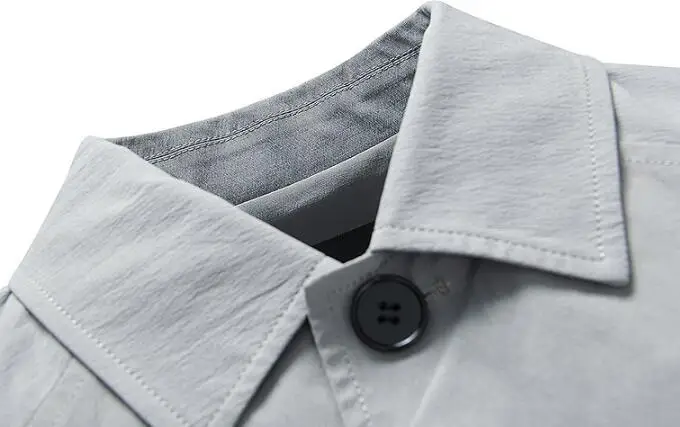 S 5XL/Лидер продаж/весенние мужские новый материал: х/б. стильная куртка средней