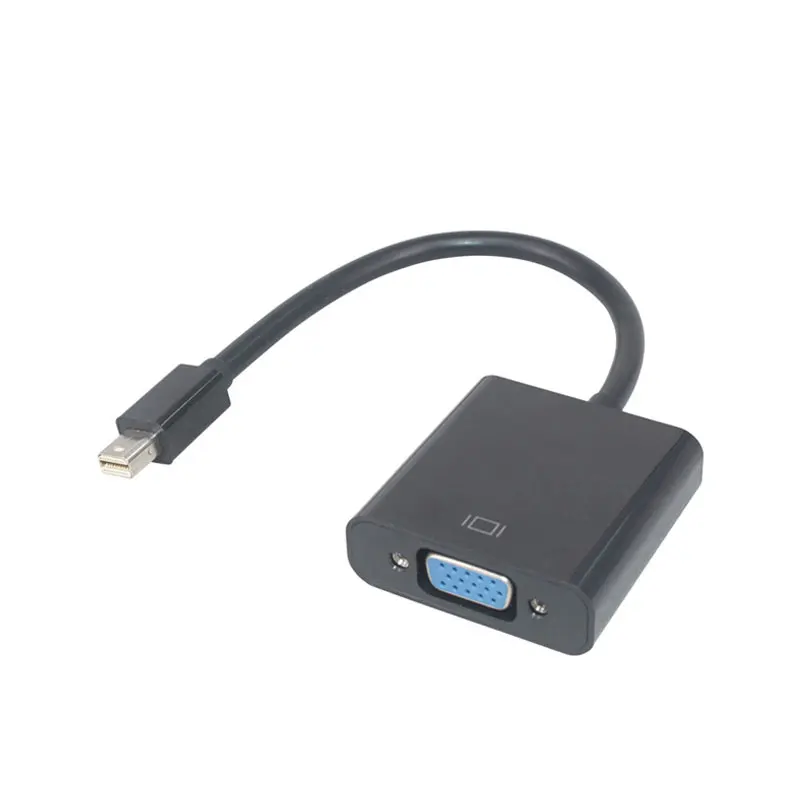 Мини DP к VGA адаптер Thunderbolt Mini DisplayPort кабель конвертер 1080P кабели для Macbook Pro Air