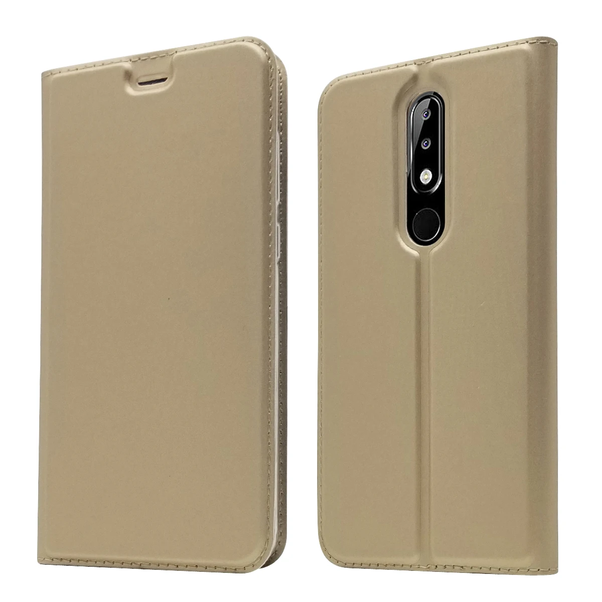 Роскошный деловой Магнитный кожаный чехол для Nokia 6 1 2018 TA-1068 TA-1050 TA-1043 TA-1045
