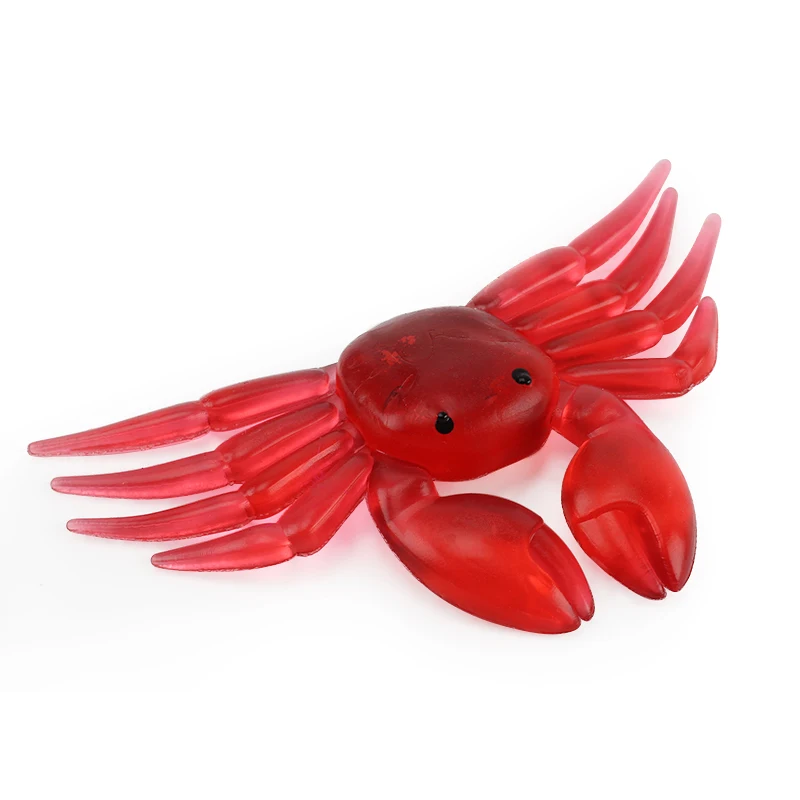 6 шт./лот красные мягкие рыболовные приманки искусственная приманка в виде