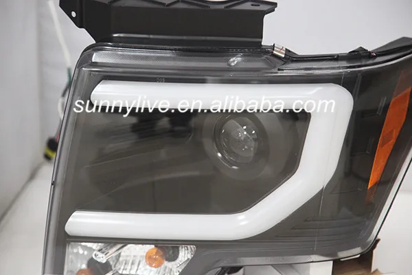 Для FORD F150 Raptor 2013 до головной свет черный Цвет SN