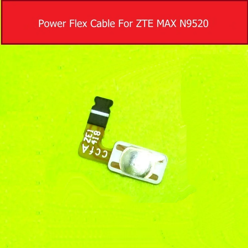 Гибкий кабель питания и громкости для кнопки питания ZTE Max N9520, переключатель для ZTE GEEK V975, регулятор громкости, боковой ключ, гибкая лента, запасные части