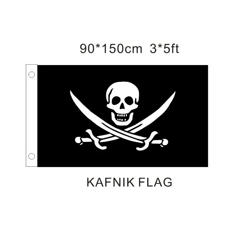 KAFNIK 3x5ft Jolly Roger флаг череп пиратский бесплатная доставка|Флаги баннеры и