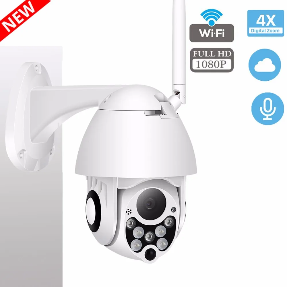 IP камера TOMLOV с поддержкой Wi Fi 1080p PTZ Onvif|Камеры видеонаблюдения| |